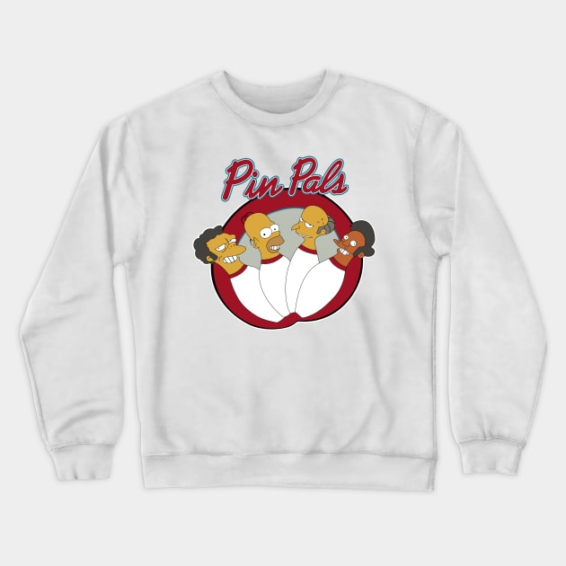 Bowling Pin Pals Crewneck Sweatshirt by lietaurus